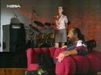 Ο Τζίμης Πανούσης στον Σταύρο Θεοδωράκη (1999)