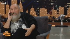Ο Τζ. Πανούσης με τον Γρηγόρη Αρναούτογλου