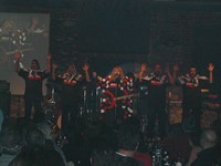 Ο Τζίμης Πανούσης στο Βόλο, 22/02/2006 (φώτο: Κώστας Ζαρκάδας)