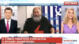 Ο Τζίμης Πανούσης στο ΣΚΑΙ 2015